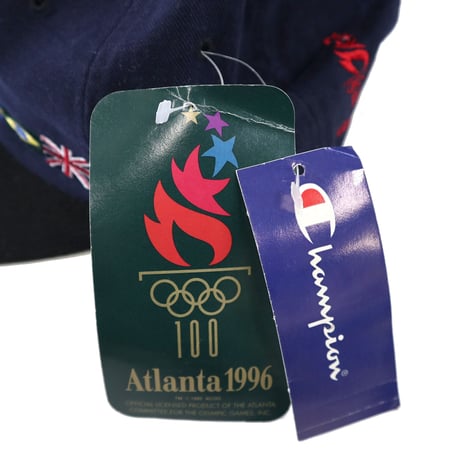 Deadstock 90's CHAMPION "Atlanta1996" 6-panel Cap