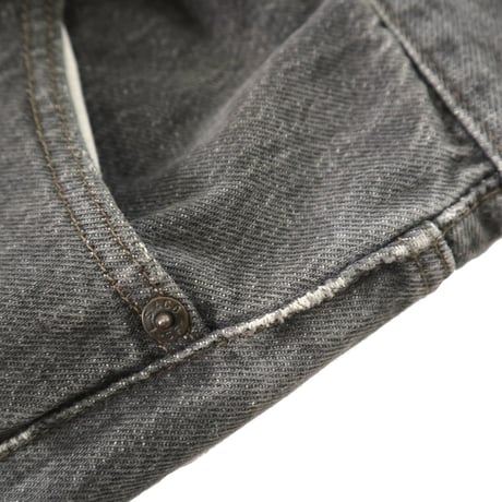 80's Levi's 501 "先染め" "スミ黒" Black Denim Pants W31 USA製