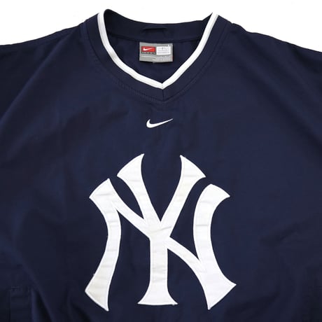 90's～00's NIKE "New York Yankees" プルオーバー ナイロン アノラック Lサイズ