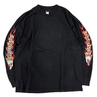 80's Easy Riders "3面" Pocket LS Tシャツ USA製 (fits XL)