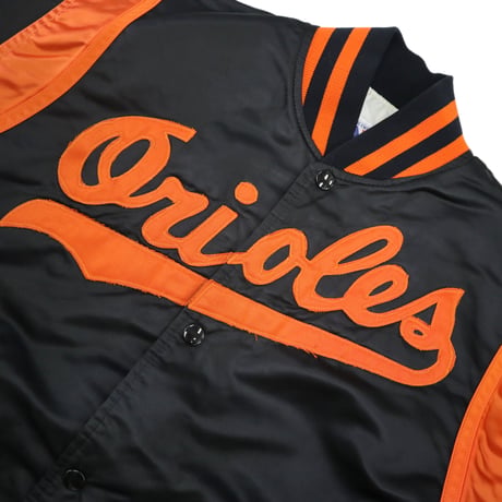 ～90's STARTER "Orioles" サテン スタジアム ジャケット Lサイズ USA製