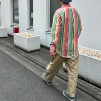 ～90's Polo Ralph Lauren "Native Stripe" Cotton LS Shirt Mサイズ USA製