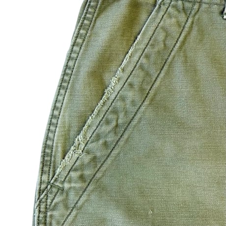 60's US ARMY "Side Adjuster" "Baker Pants" Utility Trousers Large
