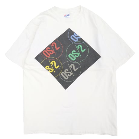 ～90's Hanes "MicroSoft OS/2" プリント Tシャツ XLサイズ USA製