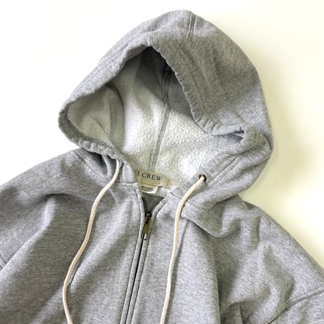 ～00's J.CREW "Back Print" Full Zip Sweat Parka Lサイズ USA製