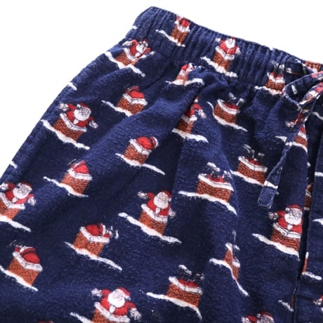 ～00's "Santa Pattern" Pajama Pants Mサイズ