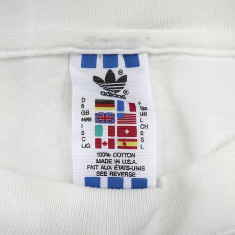 80's～ Adidas "West Germany" Tee Shirt Lサイズ USA製
