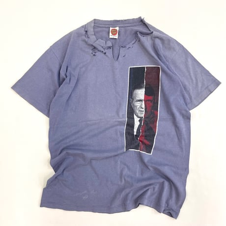 ～90's SANTA CRUZ "Tom Knox" "Bush&Hitler" Tシャツ Lサイズ USA製