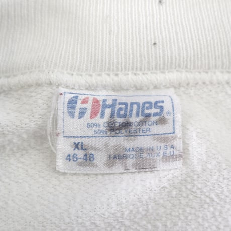 80's OLD Hanes "Choose Life" 両面 プリント スウェット XLサイズ USA製