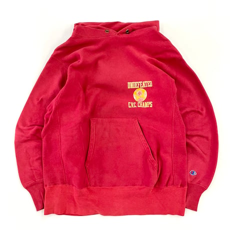 80's CHAMPION RW SWEAT PARKA "Pirates" "両面" "3段" Lサイズ USA製