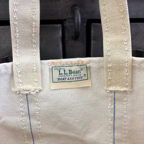 80's L.L. Bean "ギザタグ" BOAT AND TOTE Canvas Bag