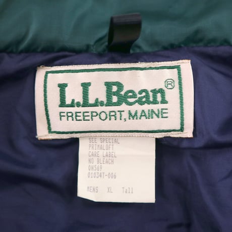 80's L.L. Bean Prima Loft Nylon Vest XLサイズ USA製