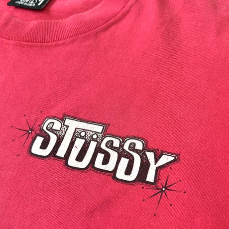 80's～90's OLD STUSSY 黒タグ Tシャツ Lサイズ USA製