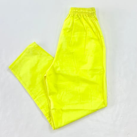 Deadstock Carlos "Neon Yellow" Easy Pants Sサイズ ITALY製