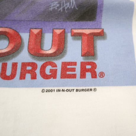 00's Hanes "In-N-Out Burger" "両面" Tシャツ  XXLサイズ