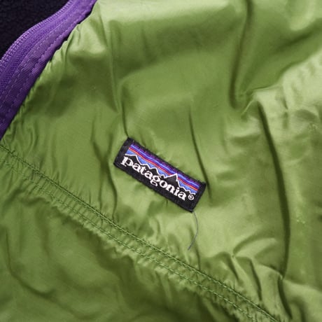 90's Patagonia "Glissade" Jacket Pine×Blue Black Lサイズ USA製