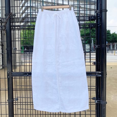 90's～ CUT LOOSE Linen Long Skirt USA製