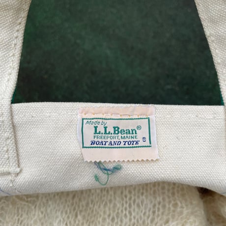 "Large" 80's L.L. Bean "ギザタグ" BOAT AND TOTE Canvas Bag