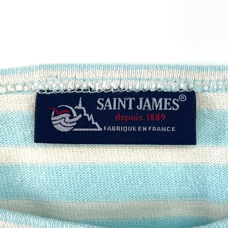 Saint James "Ouessant" Border Shirt Mサイズ FRANCE製
