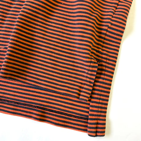 90's～ Polo Ralph Lauren "鹿の子" Border Polo Shirt Lサイズ