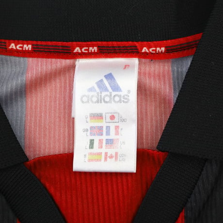 00's Adidas "AC Milan" Game Shirt Lサイズ ITALY製