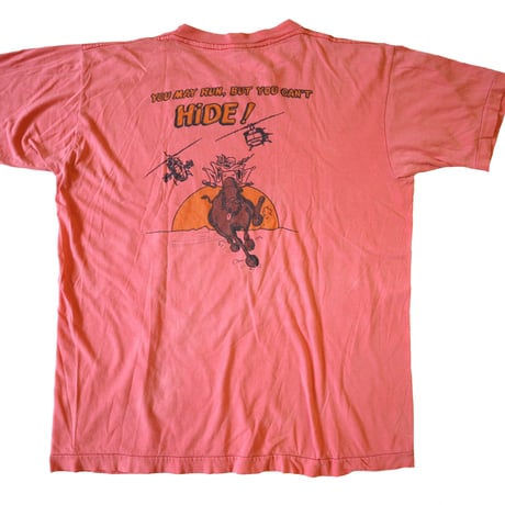 90’s SIMPSONS "YO SADDAM" 両面 染み込み プリント Tシャツ