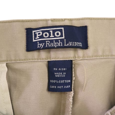 90's～00's Polo Ralph Lauren "No Tuck" Chino Pants 30×30
