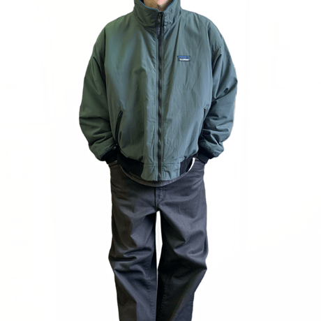 80's L.L. Bean Nylon×Fleece Shell "Warm up Jacket" XLサイズ USA製