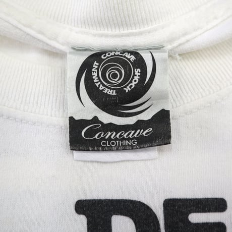 90's CONCAVE "DECONTROL" 総柄プリント Tシャツ XLサイズ