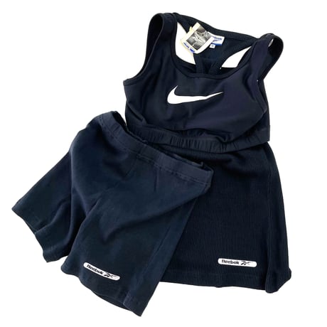 Deadstock "Women's" 90's Reebok "Rib Shorts" Mサイズ