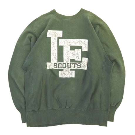 90's CHAMPION RW SWEAT "LAKE FOREST" 両面 プリント XLサイズ USA製