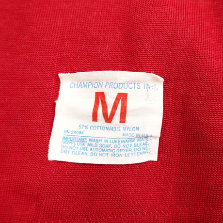 70's CHAMPION "JAY COUNTY" Football Tee Mサイズ USA製