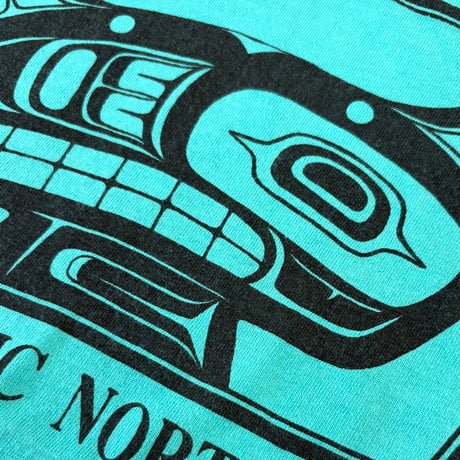 "Good Color" 80's～90's Stedman "Haida Tribal" "Water Print" Tシャツ Lサイズ USA製