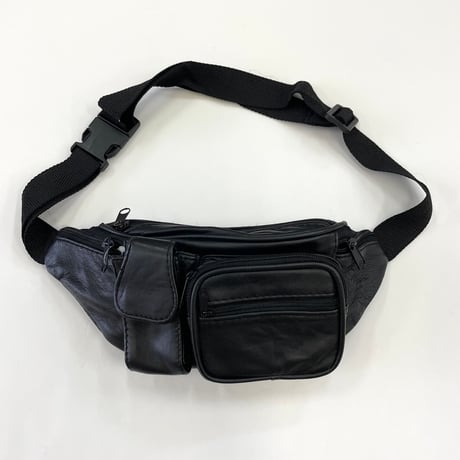Fake Leather Mini Waist Bag
