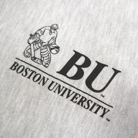 90's～ CHAMPION RW SWEAT "BOSTON UNIVERSITY" 両面 プリント Lサイズ MEXICO製