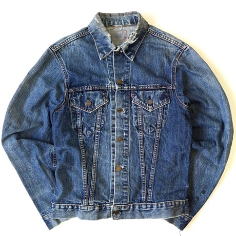 "boro" ～70's Levi's "71205" "Big E" Denim Trucker Jacket (fits 40)