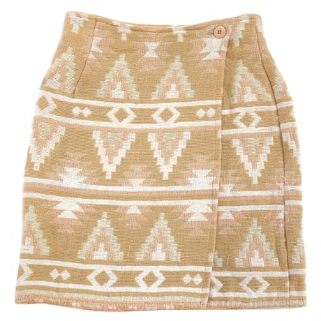 90's～ Bravo Pile Rap Skirt INDIA製