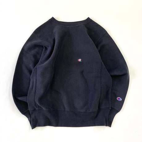 90's CHAMPION RW SWEAT "Back Script Print" "Black" Mサイズ USA製