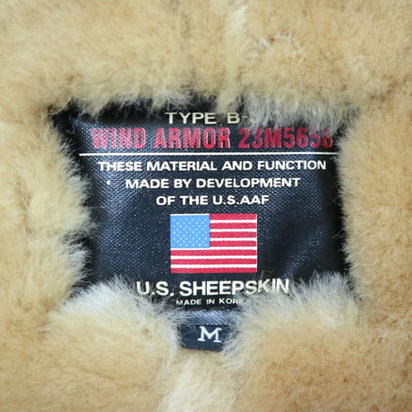 Mouton Leather "B3 Type" Sherpa Jacket Mサイズ