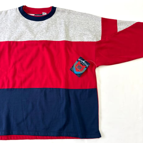 Deadstock 90's～ McGregor Tricolor Sweat Tops 3Xサイズ