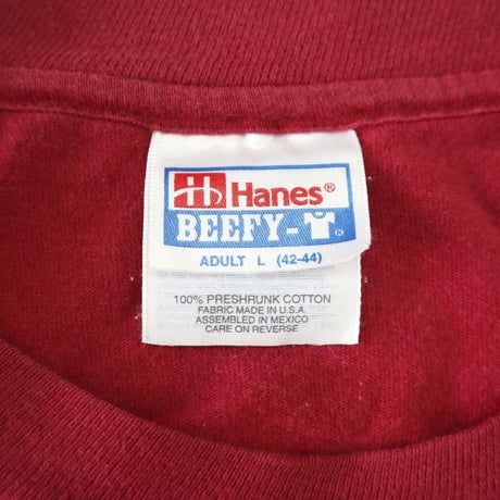 90's Hanes ZORLAC PUSHEAD "シュランケンヘッド" 両面 プリント LS Tシャツ Lサイズ