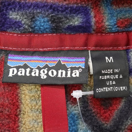 90's Patagonia "Aborigine" Snap T Fleece Jacket Mサイズ USA製