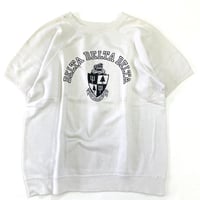 "Big Size" 60's unknown "DELTA DELTA DELTA" SS Sweat