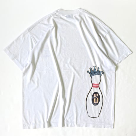 ～90's OLD STUSSY "King Pin Gear" Tシャツ (fits XL)