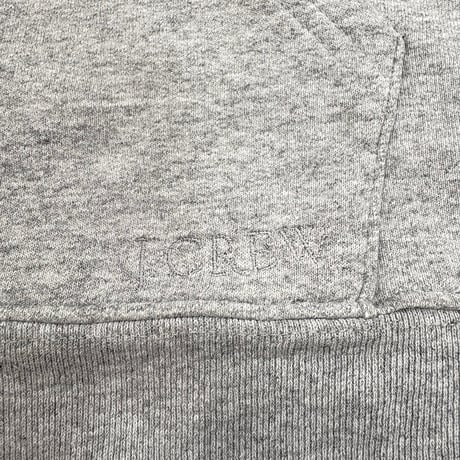 ～00's J.CREW "Back Print" Full Zip Sweat Parka Lサイズ USA製
