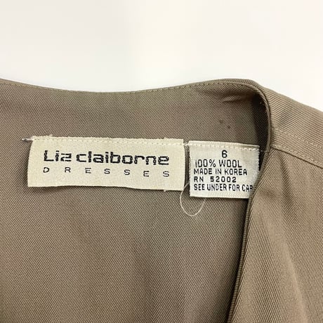 90's～ Liz Claiborne Long Double Jacket One Piece