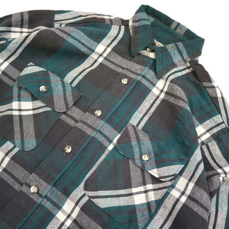 "Good Color" 90's～ FIVE BROTHER Check Flannel Shirt Lサイズ