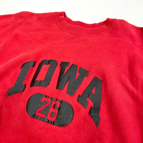 90's CHAMPION RW SWEAT "IOWA" Lサイズ USA製