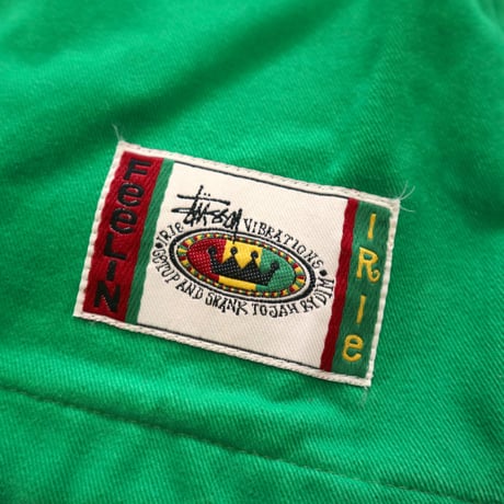 90s～ OLD STUSSY "IRIE ROOTS" Full Zip Jacket