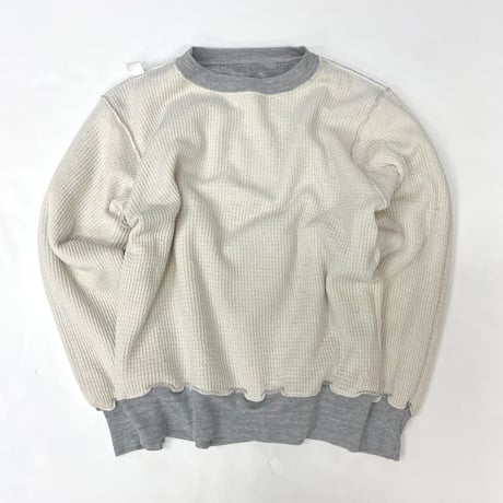 "Women's Size" 80's～ unknown "Thermal Lined" Solid Sweat USA製
